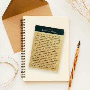 Kraft Quote Stickers