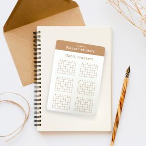 Stickere Habit Tracker Typewriter