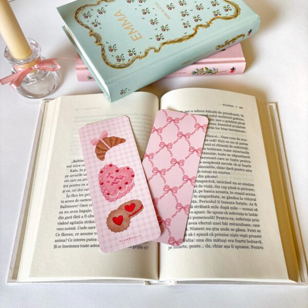Semn de carte - Pink Coquette - imagine 2