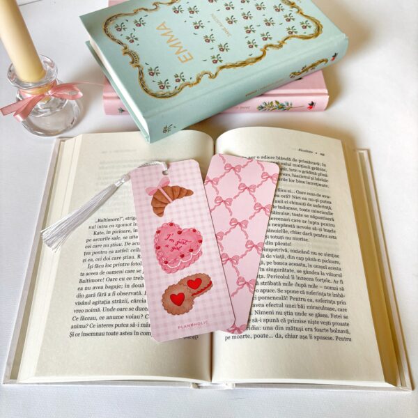 Semn de carte - Pink Coquette - imagine 3