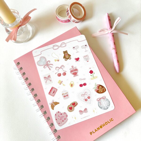 Sticker Sheet - Pink Coquette