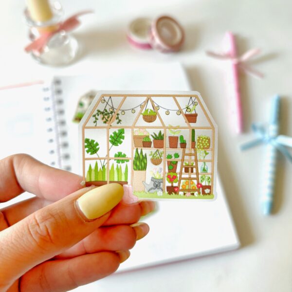 Sticker transparent - Greenhouse