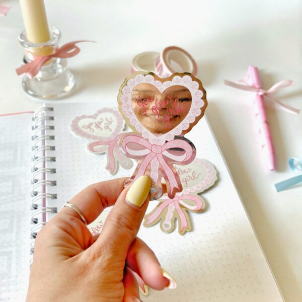 Sticker Oglindă - You Glow Girl! - imagine 2
