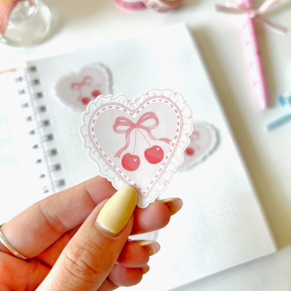 Sticker din vinil - Dainty Cherries