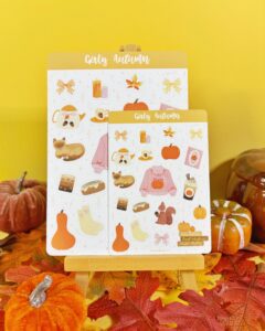 Sticker Sheet Girly Autumn