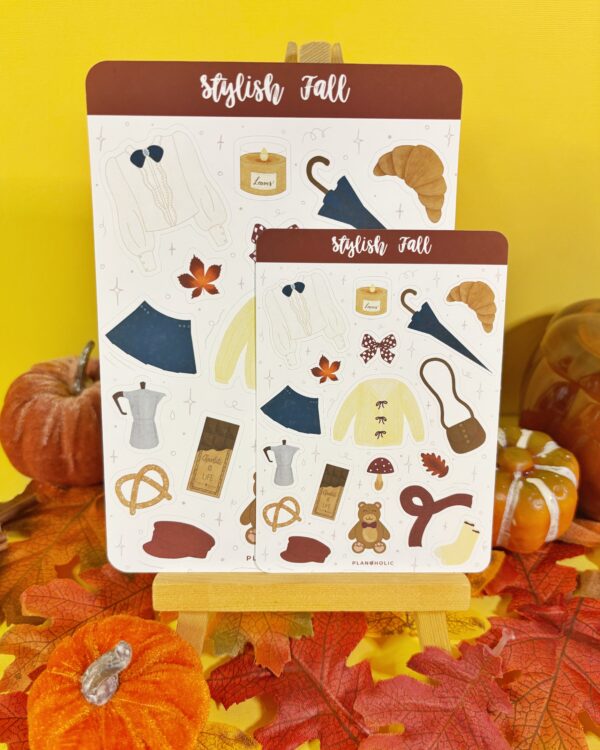 Sticker Sheet Stylish Fall