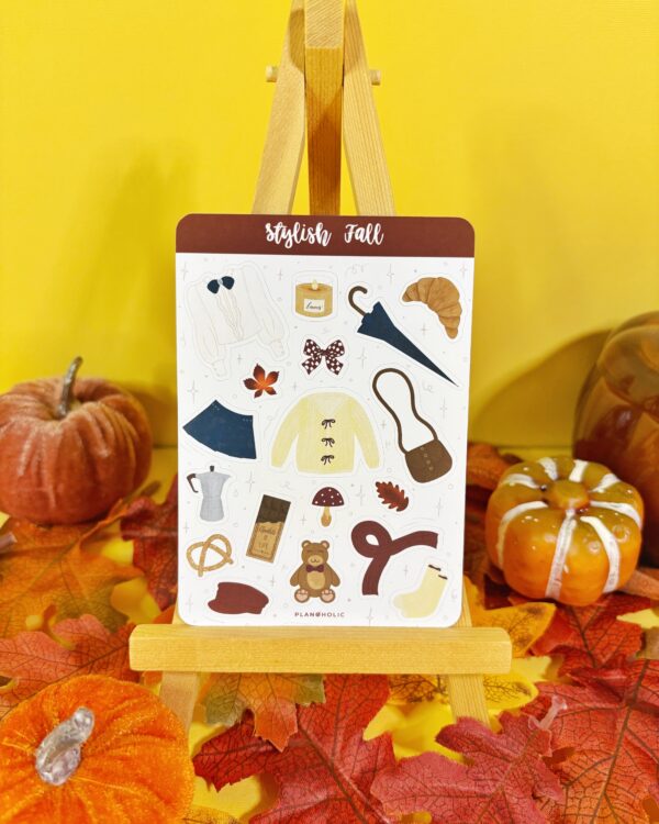 Sticker Sheet Stylish Fall - imagine 3