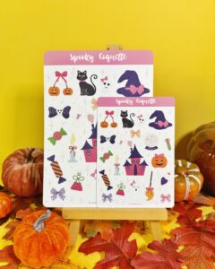 Sticker Sheet Spooky Coquette