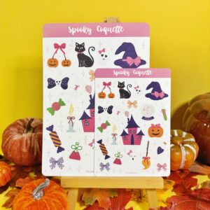 Sticker Sheet Spooky Coquette