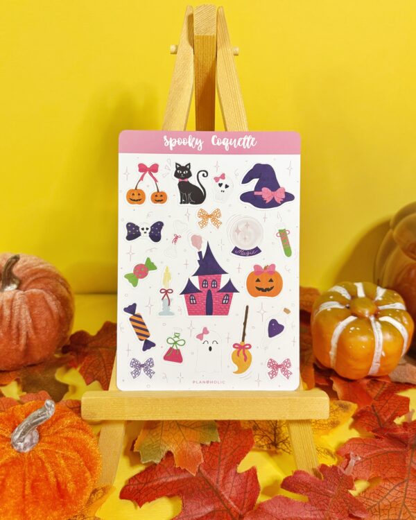 Sticker Sheet Spooky Coquette - imagine 3