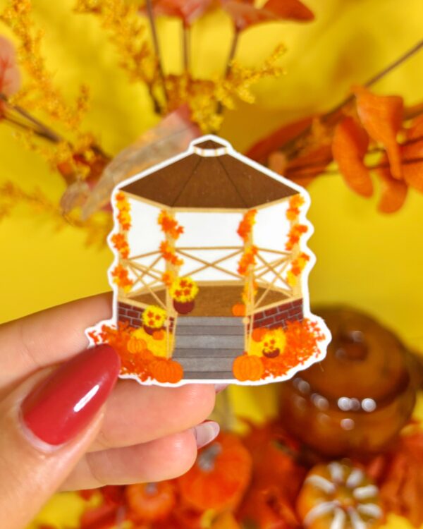 Sticker Transparent - Small Town Autumn - imagine 2