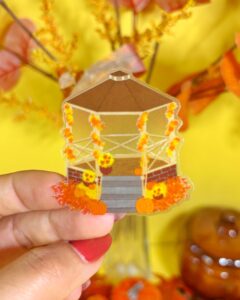 Sticker Transparent - Small Town Autumn