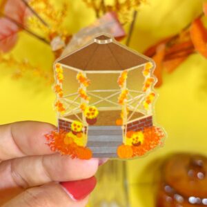 Sticker Transparent - Small Town Autumn