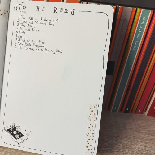 reading journal - TBR