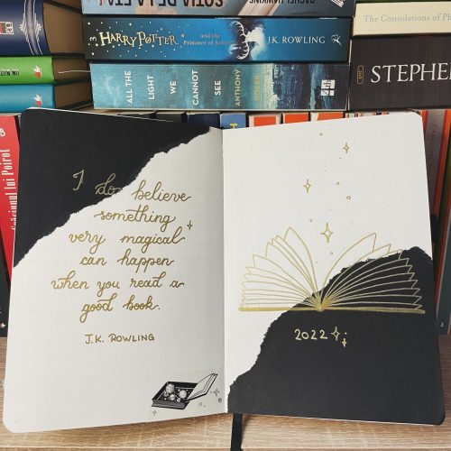 reading journal - cover & quote