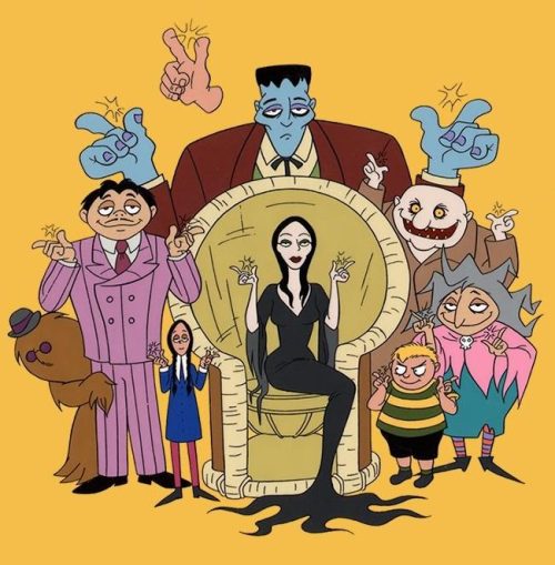 Addams Family cartoons